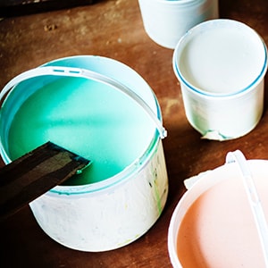 Pintor en Bahía Real